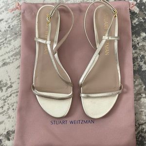 Stuart Weitzman Gold Sandals